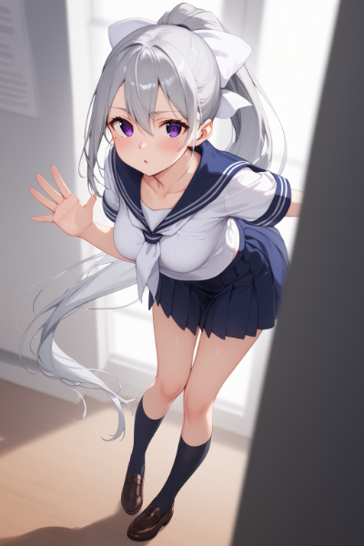 セーラー服　でろーん