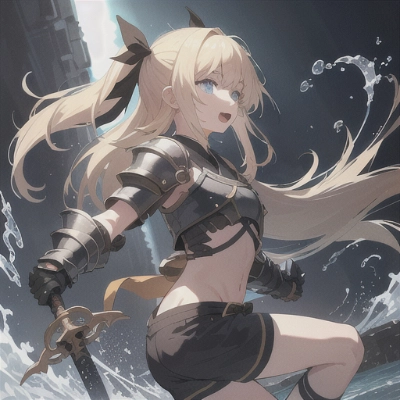 金髪勇者『水場④』