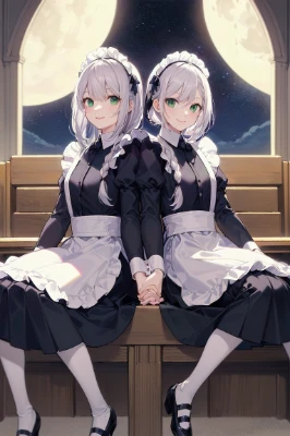 白髪の姉妹(異世界)