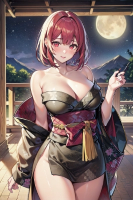月と美女
