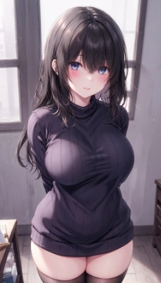黒セーター