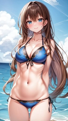 ビキニのお姉さん