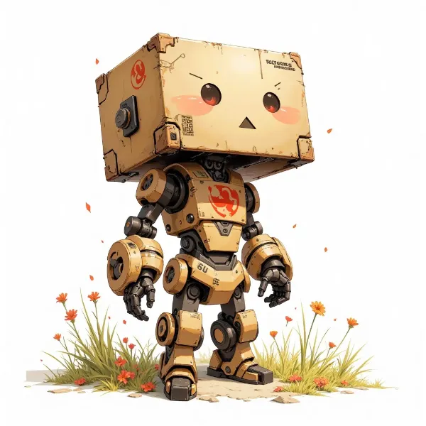 cardboard robot