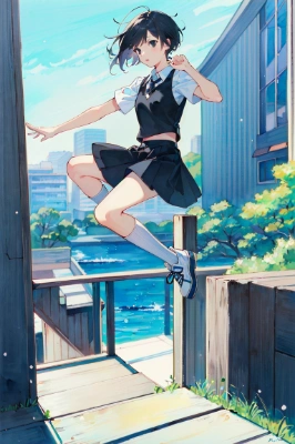 パルクール女子