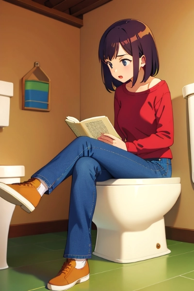トイレで読書