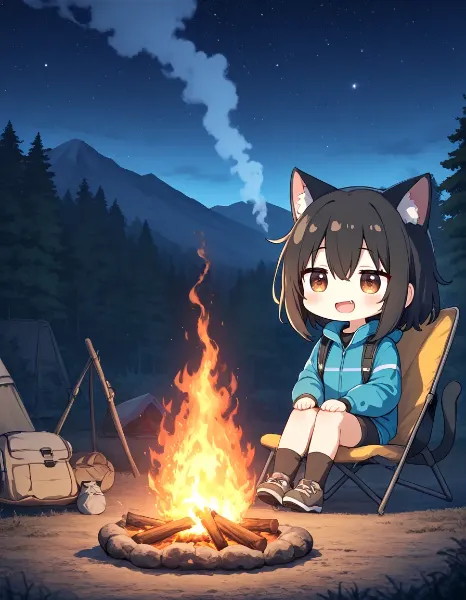 ソロキャンニャ♪