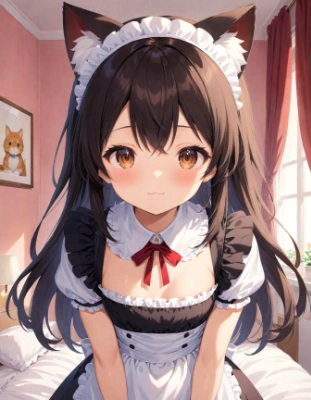 黒猫メイドちゃん