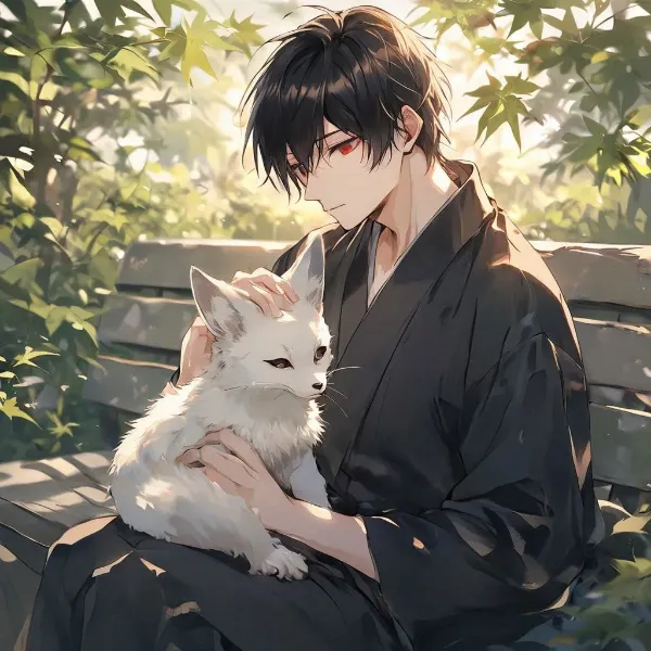 狐と戯れるむっつり