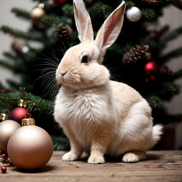 うさぎ　クリスマス　かわいい