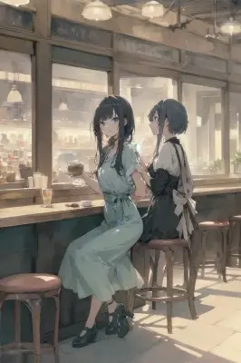 知り合いに呼ばれて振り向く