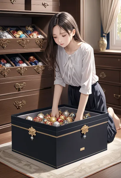 少女と秘密の宝飾箱の記憶