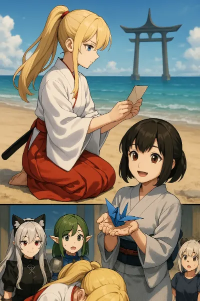 折り紙免許と異世界交流