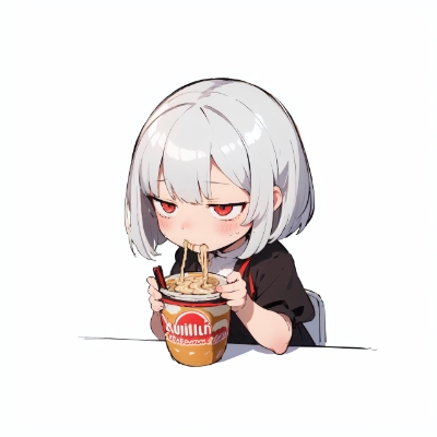 ジト目ちゃんのお昼ご飯