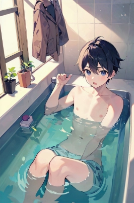 朝風呂