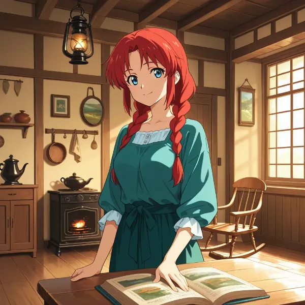 赤毛の女の子