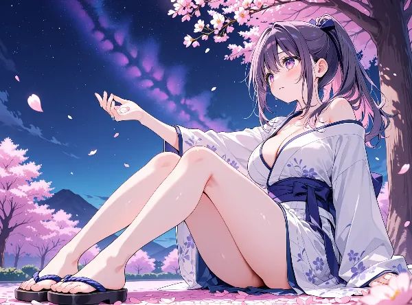 夜桜