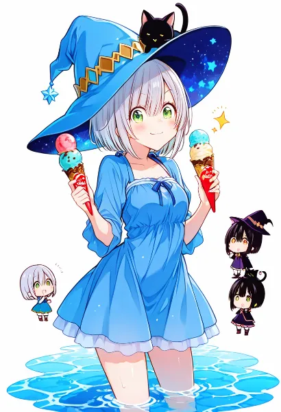 青い魔女の甘い魔法アイス冒険