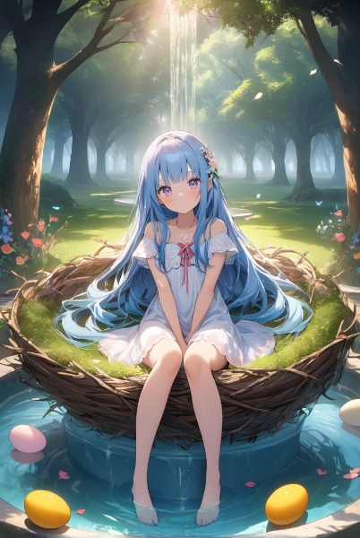 ふかふかのお布団で