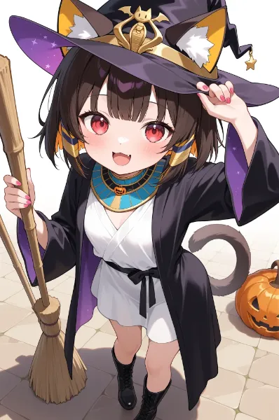 猫耳魔女のハロウィン魔法夜