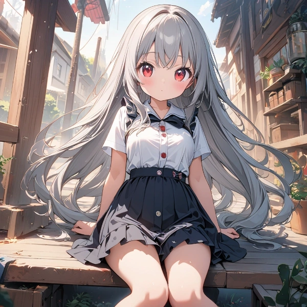 銀髪少女 #2