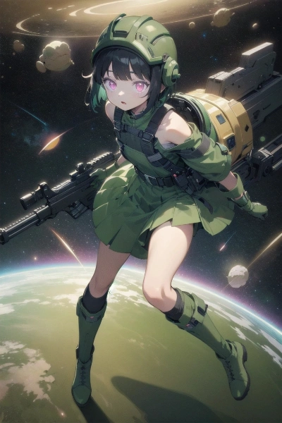 ザク娘 in 宇宙其之ニ