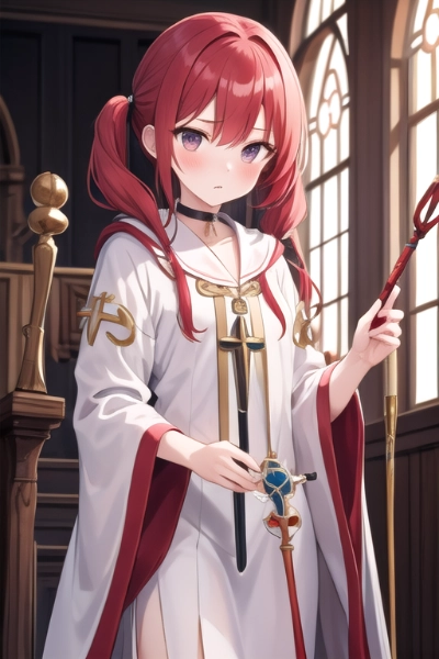 赤髪プリーストちゃん