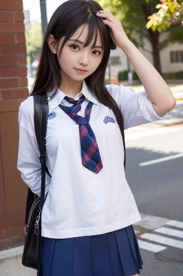 Ai顔の子（笑顔）