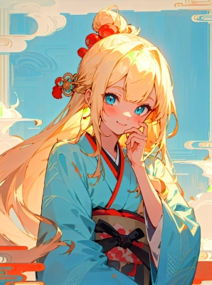 着物が似合う女の子