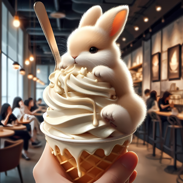 バニーラソフトクリーム🍦