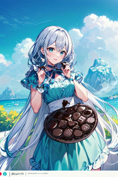 爽快：ミントなチョコレートは爽やかな味