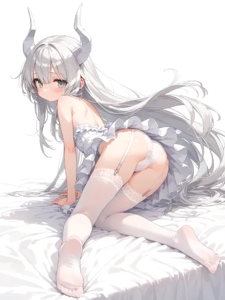 プラティナちゃん　レオタードとドレスの融合服