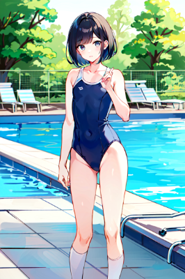 水着姿の男の子