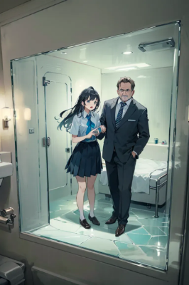 『ガラス張り風呂』＠はじめてのお城＋おまけ