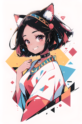 猫神様　～トリコロールカラー（６枚）～