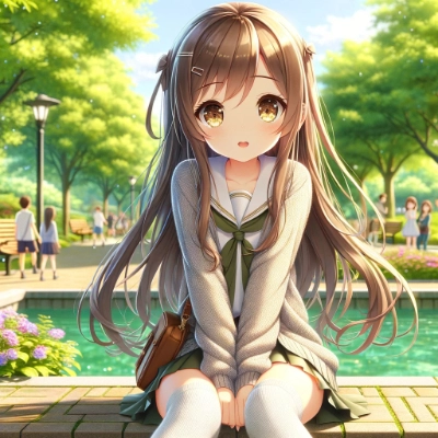今日はいい天気で暖かいね！