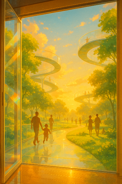 未来の散歩道で紡ぐ絆