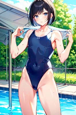 水着姿の男の子