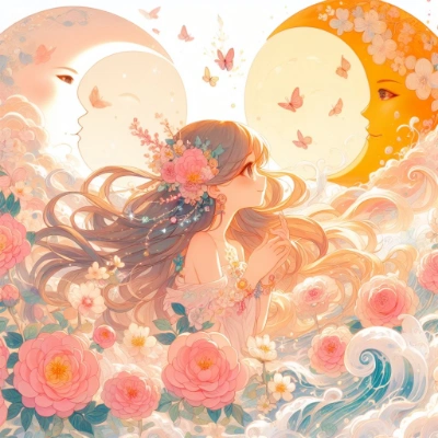 月と私