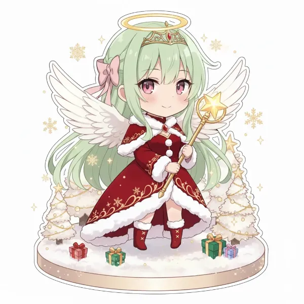 聖夜の祝福を届ける天使