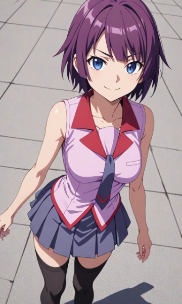 物語シリーズ 戦場ヶ原ひたぎ ショートカットヘア (Monogatari Series Senjougahara Short Hair)