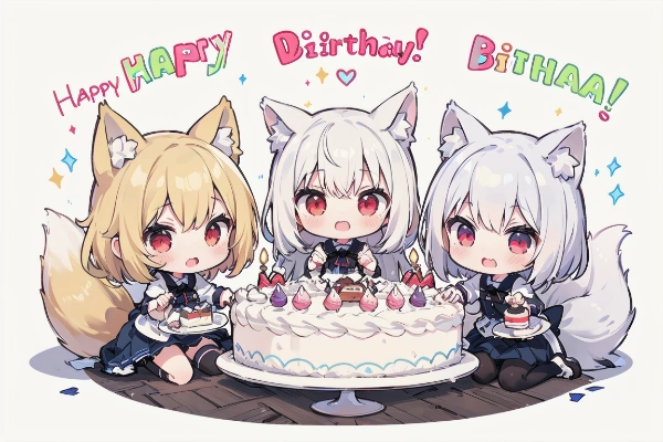ハッピーバースデーなきつね娘
