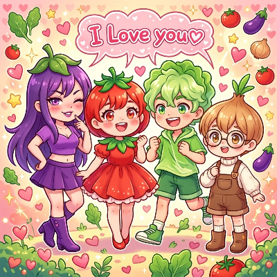 8/31 野菜の日・I LOVE YOUの日