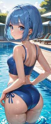 真夏のプール