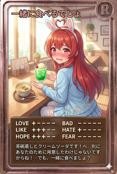 昼カード「一緒に食べるでしょ」