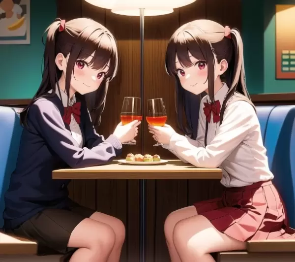 それじゃお兄ちゃん乾杯しよ？