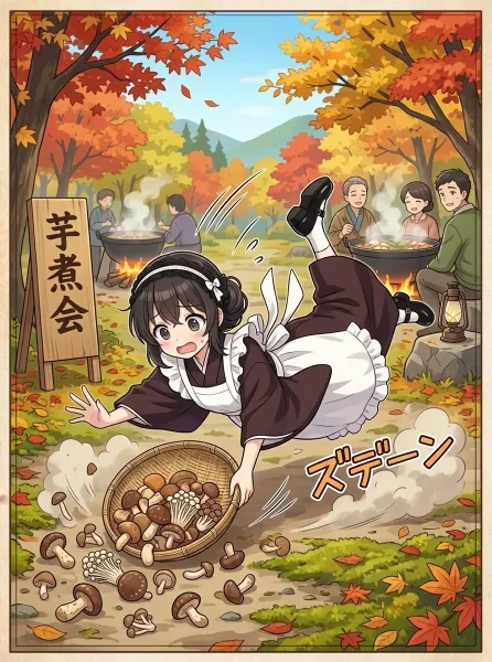 きのこを運んだだけなのに。