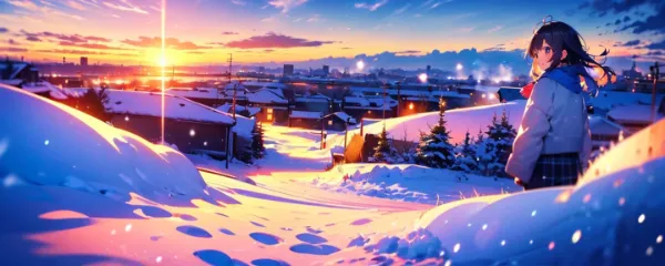 茜色に染まる（パノラマ）