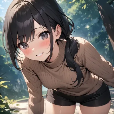 黒髪の女の子28