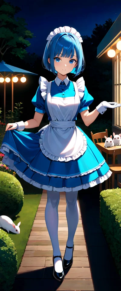 夜のウエイトレスさん