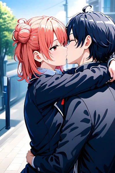 お誕生日に比企谷にキスされる由比ヶ浜